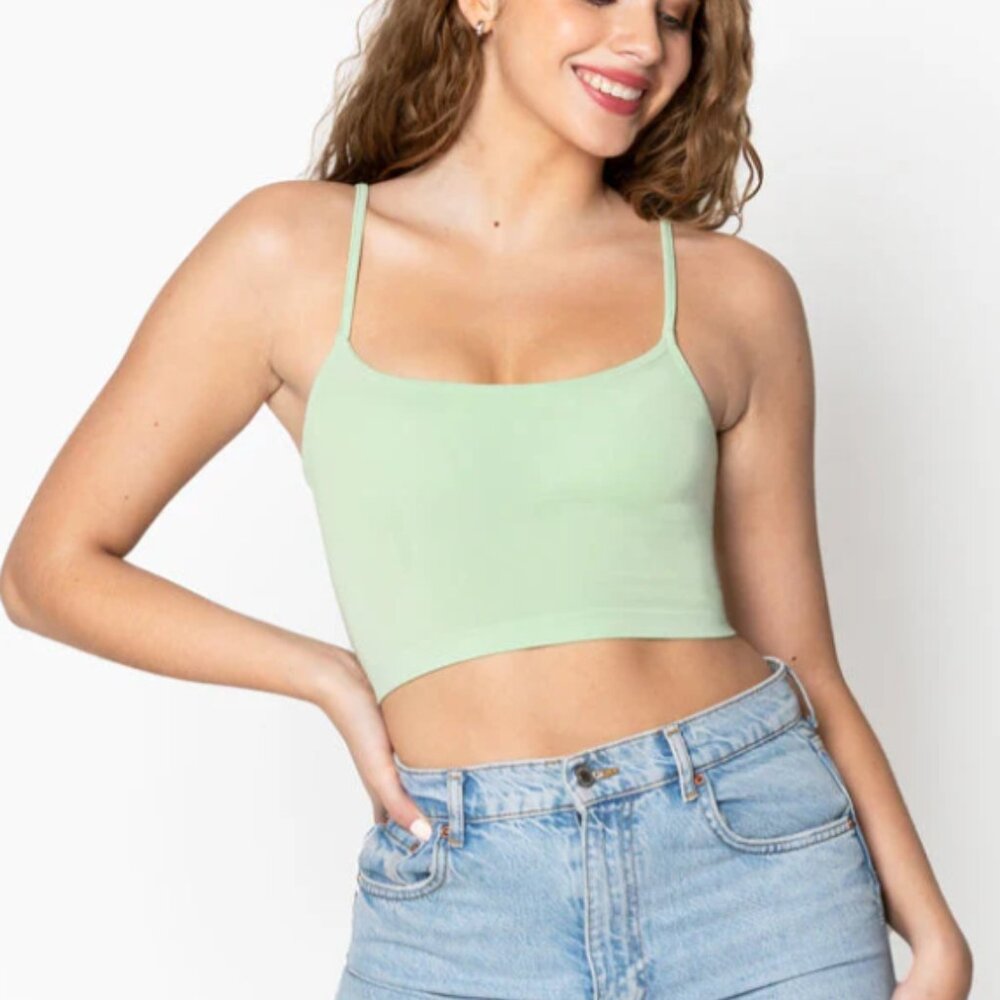 C'est Moi Crop Tankini Mint - Picture 3 of 4